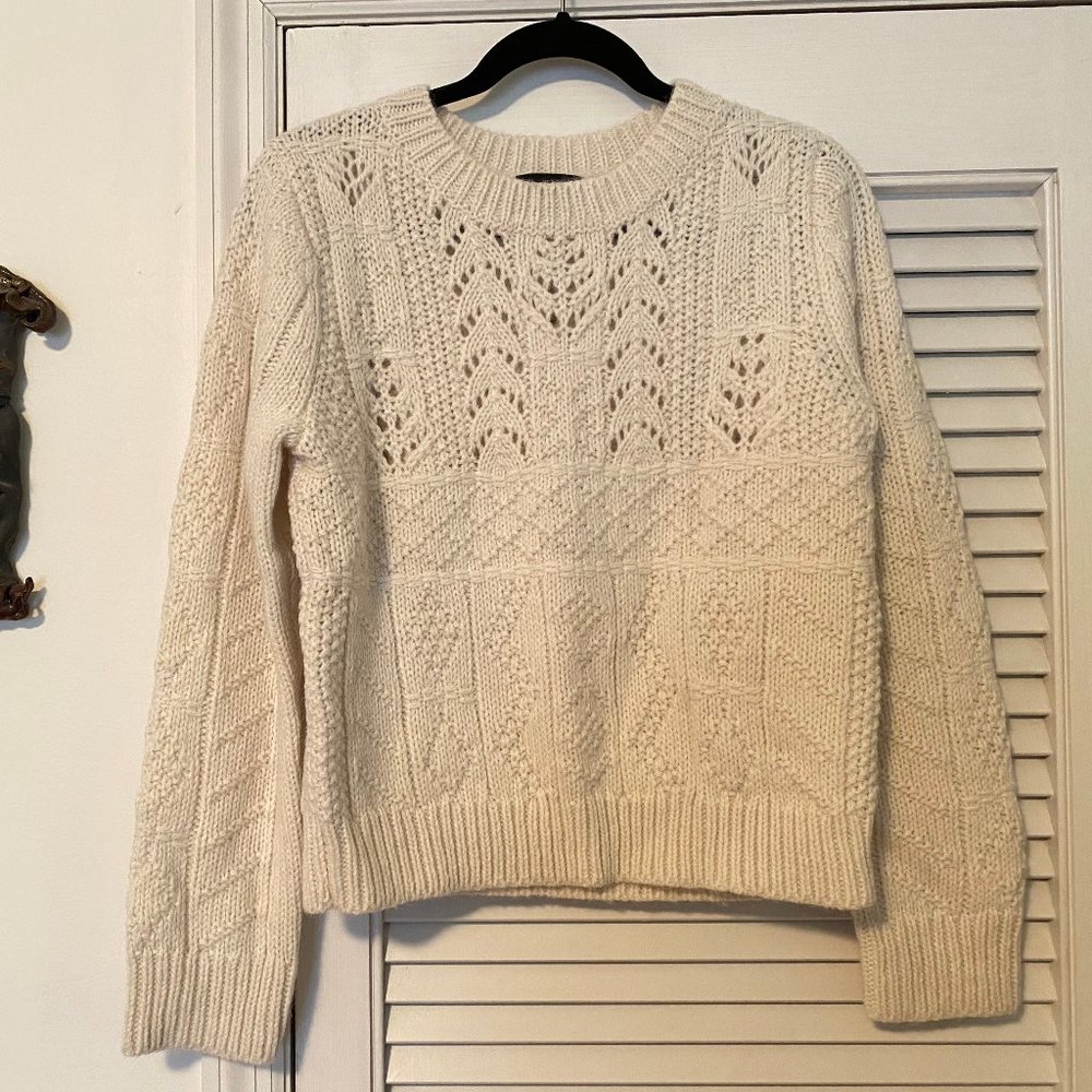 J Crew ivory sweater